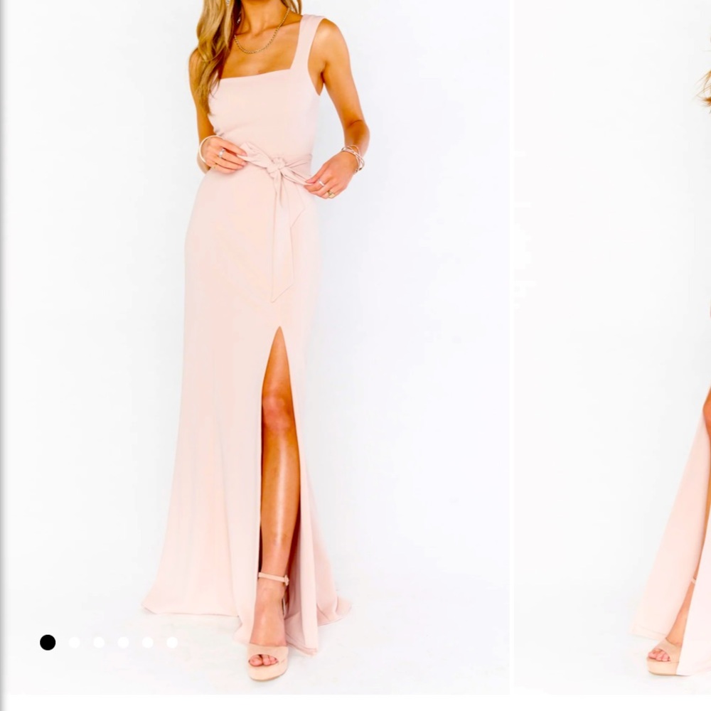 Show Me Your MuMu Paris Gown in Dusty Blush
